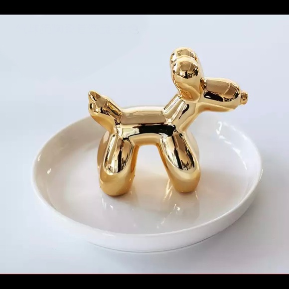Balloon dog jewelry holder plate - Picture 2 of 5
